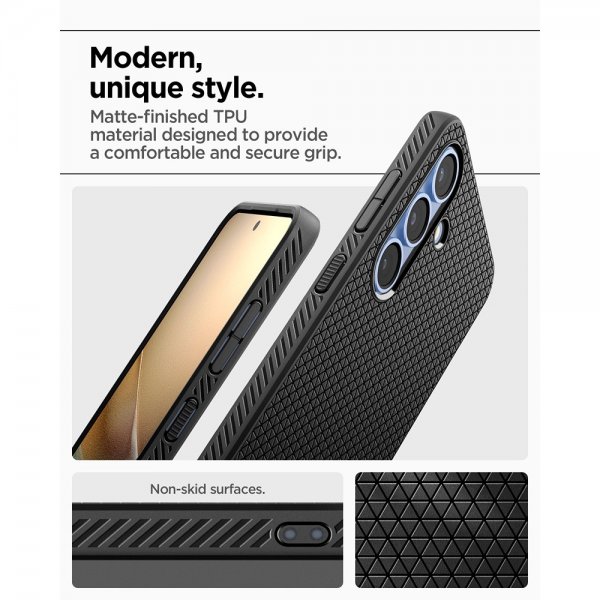 Samsung Galaxy S25 Plus Skal Liquid Air Matte Black