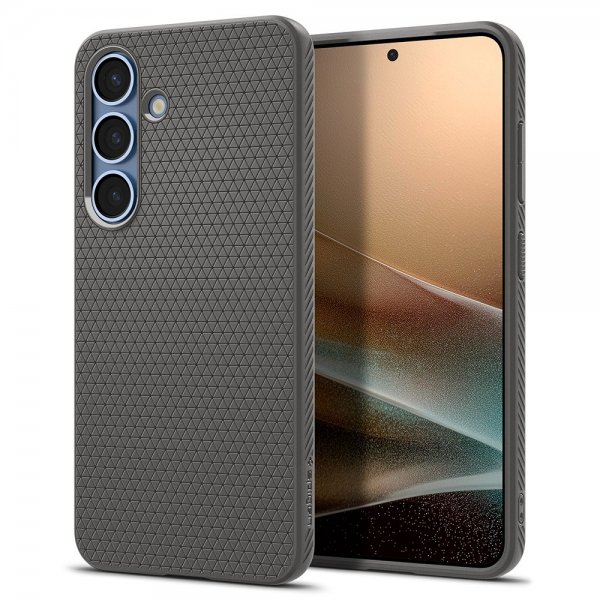 Samsung Galaxy S25 Skal Liquid Air Marble Gray