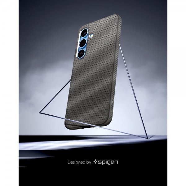 Samsung Galaxy S25 Skal Liquid Air Marble Gray