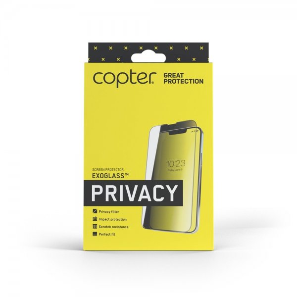 Samsung Galaxy S25 Skärmskydd Exoglass Flat Privacy