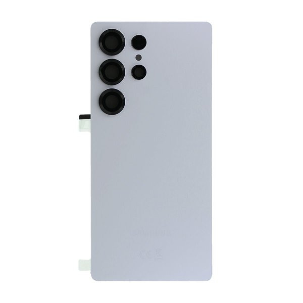 Samsung Galaxy S25 Ultra Back Cover Original - Titanium Whitesilver
