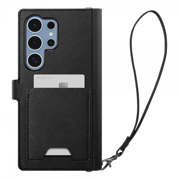 Samsung Galaxy S25 Ultra Fodral Wallet S Svart