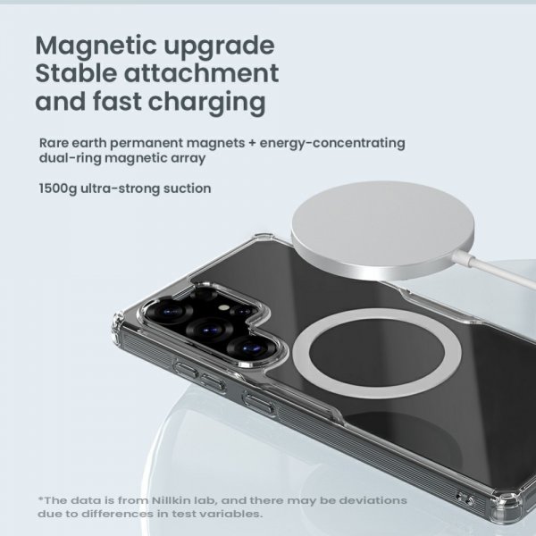 Samsung Galaxy S25 Ultra Skal Nature Pro Series MagSafe Transparent