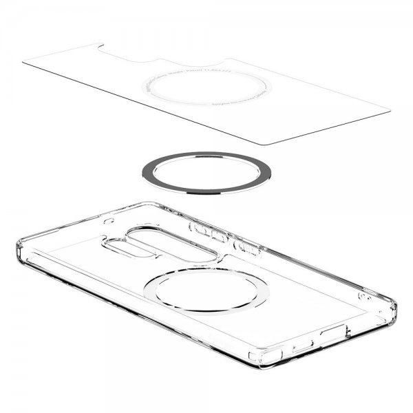 Samsung Galaxy S25 Ultra Skal Ultra Hybrid MagFit Clear White