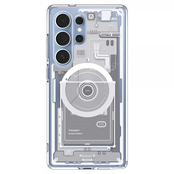 Samsung Galaxy S25 Ultra Skal Ultra Hybrid Zero One MagFit Vit