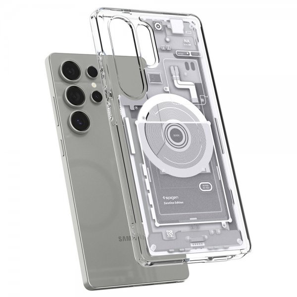 Samsung Galaxy S25 Ultra Skal Ultra Hybrid Zero One MagFit Vit