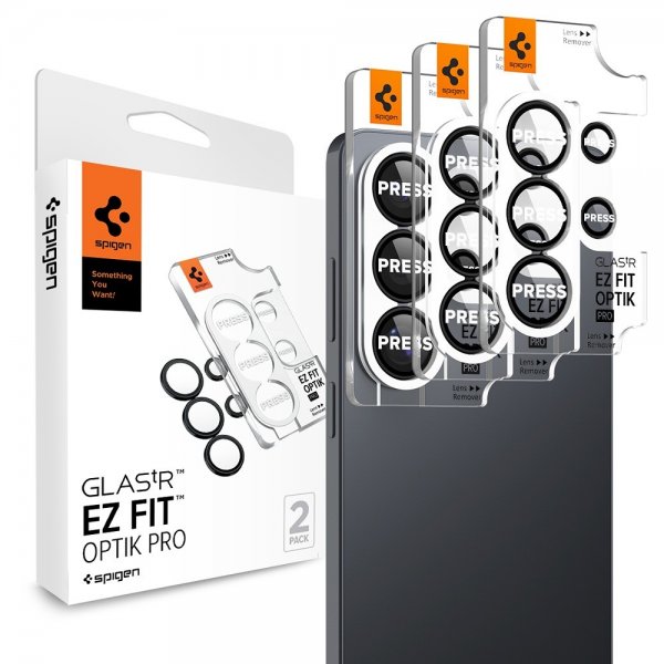 Samsung Galaxy S26 Ultra Kameraskydd GLAS.tR EZ Fit Optik Pro 2-pack Svart