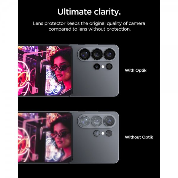 Samsung Galaxy S26 Ultra Kameraskydd GLAS.tR EZ Fit Optik Pro 2-pack Svart