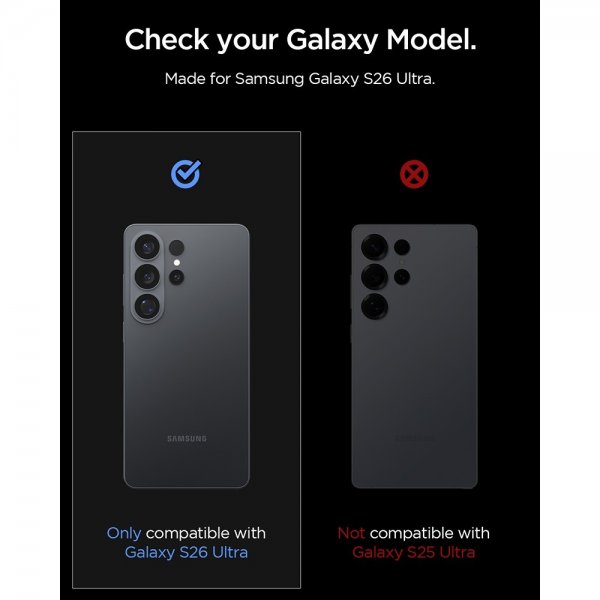 Samsung Galaxy S26 Ultra Kameraskydd GLAS.tR EZ Fit Optik Pro 2-pack Svart