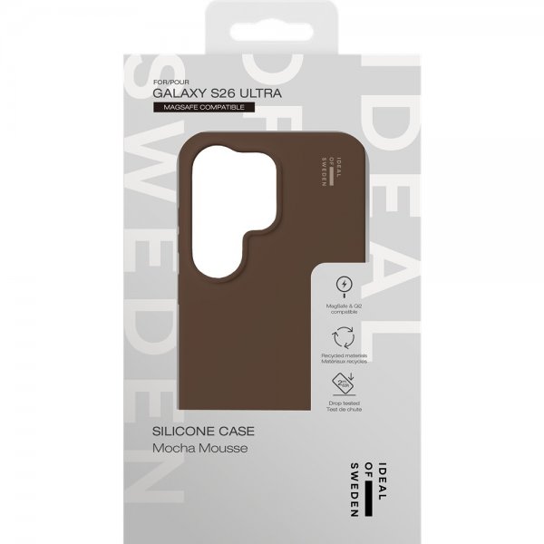 Samsung Galaxy S26 Ultra Skal Silicone Case MagSafe Mocha Mousse