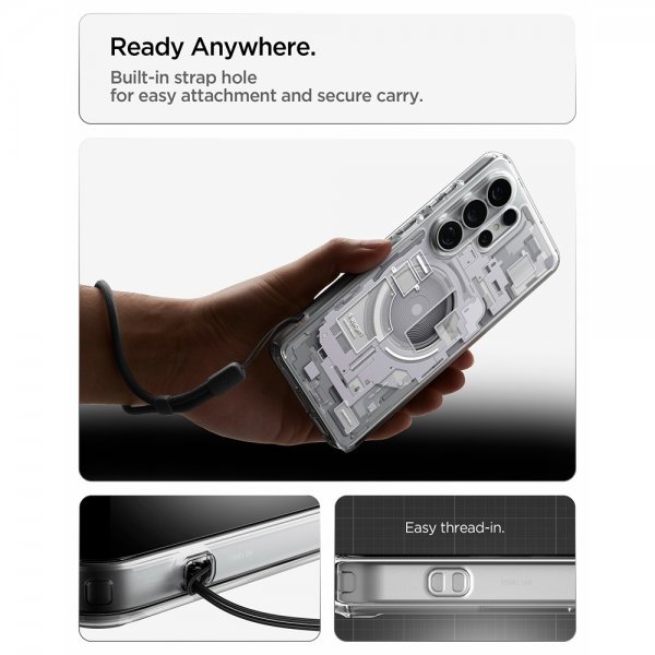 Samsung Galaxy S26 Ultra Skal Ultra Hybrid MagFit Zero One Vit