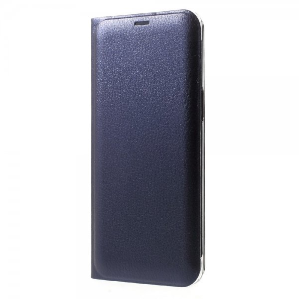 Samsung Galaxy S8 Fodral Kortficka PU-läder Slim Mörkblå