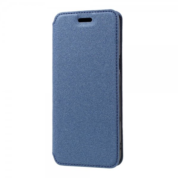 Samsung Galaxy S8 Mobilfodral Sand Slim PU-läder Mörkblå