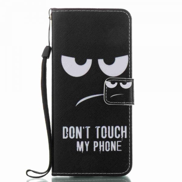 Samsung Galaxy S8 Plånboksfodral Motiv Do not Touch My Phone