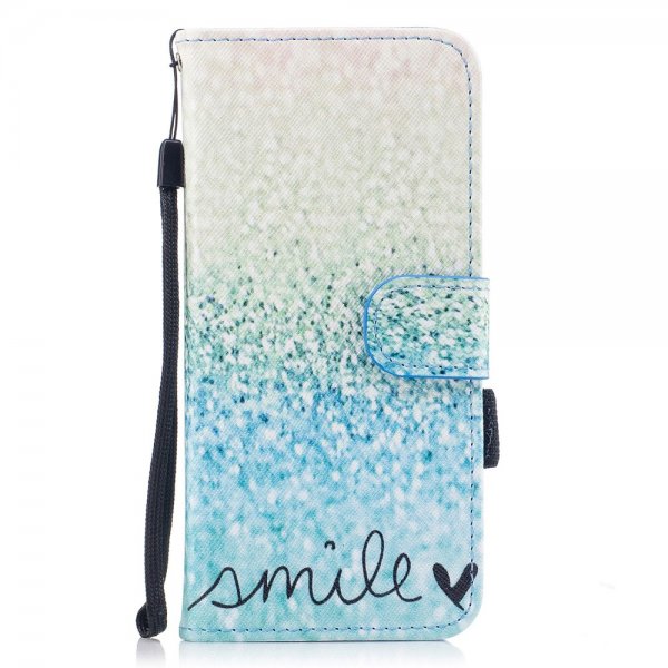 Samsung Galaxy S8 Plånboksfodral Motiv Smile