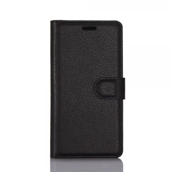 Samsung Galaxy S8 Plus Fodral Litchi Svart
