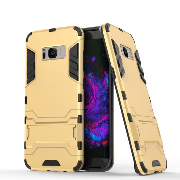 Samsung Galaxy S8 Plus Skal Armor TPU Hårdplast Guld