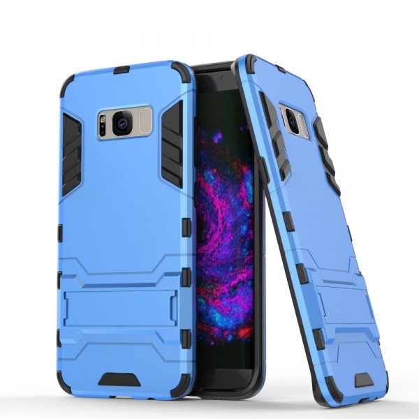 Samsung Galaxy S8 Plus Skal Armor TPU Hårdplast Ljusblå