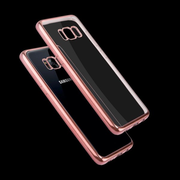Samsung Galaxy S8 Plus Skal TPU Klar Roseguld