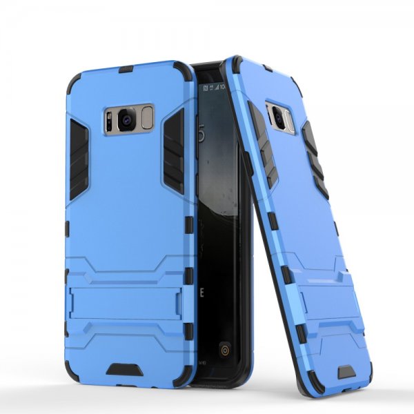 Samsung Galaxy S8 Skal Armor TPU Hårdplast Ljusblå