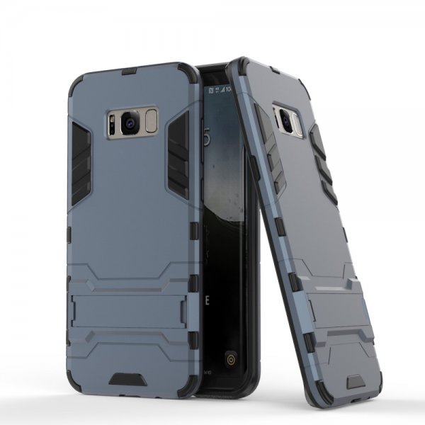 Samsung Galaxy S8 Skal Armor TPU Hårdplast Mörkblå