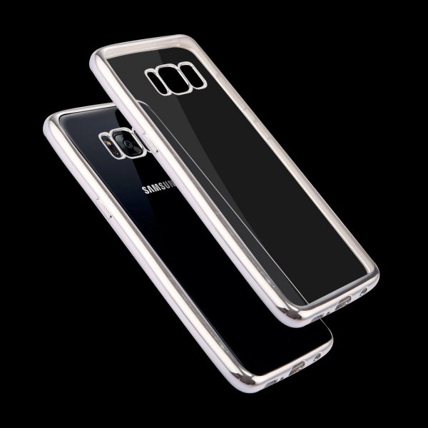 Samsung Galaxy S8 Skal TPU Klar Silver