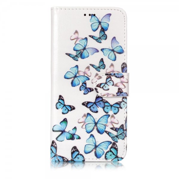 Samsung Galaxy S9 Plånboksfodral Motiv Flygande Fjärilar