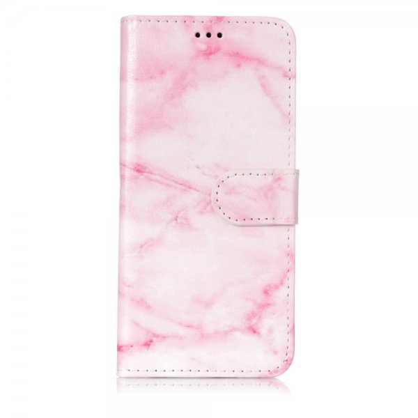 Samsung Galaxy S9 Plånboksfodral Motiv Rosa Marmor