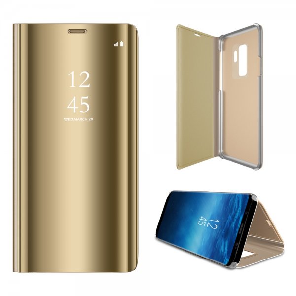 Samsung Galaxy S9 Plus Fodral Caller-ID Guld