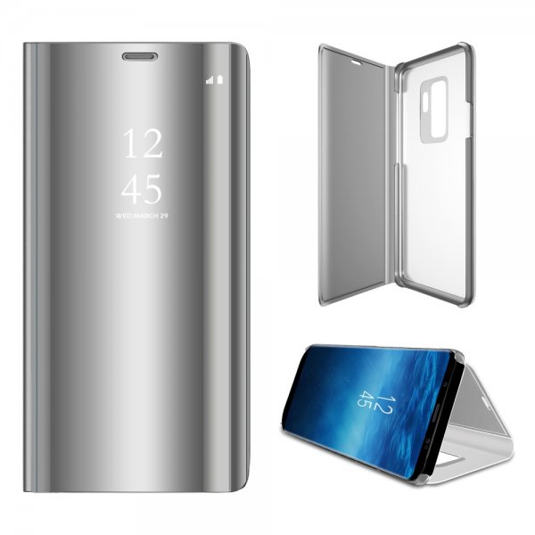 Samsung Galaxy S9 Plus Fodral Caller-ID Silver