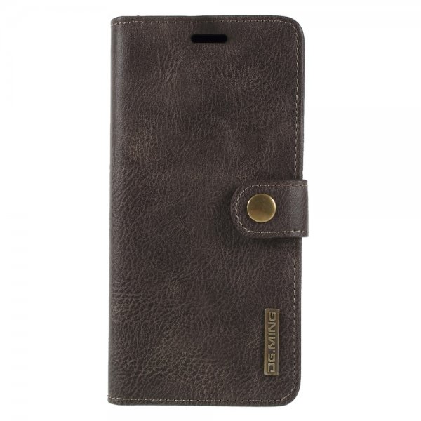 Samsung Galaxy S9 Plus Plånboksfodral Löstagbart Skal Mörkbrun
