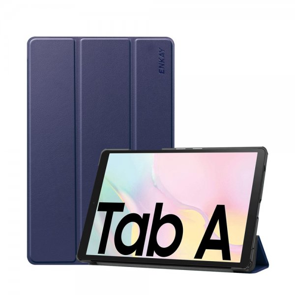 Samsung Galaxy Tab A7 10.4 T500 T505 Fodral Tri-Fold Mörkblå