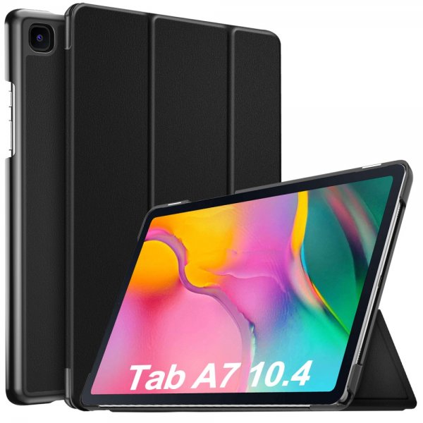 Samsung Galaxy Tab A7 10.4 T500 T505 Fodral Vikbart Smart Svart