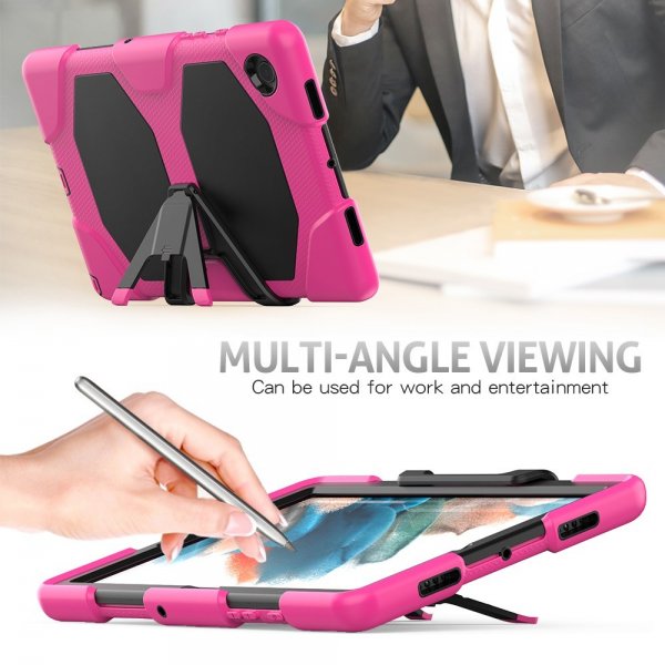 Samsung Galaxy Tab A8 Skal Heavy Duty Armor Magenta