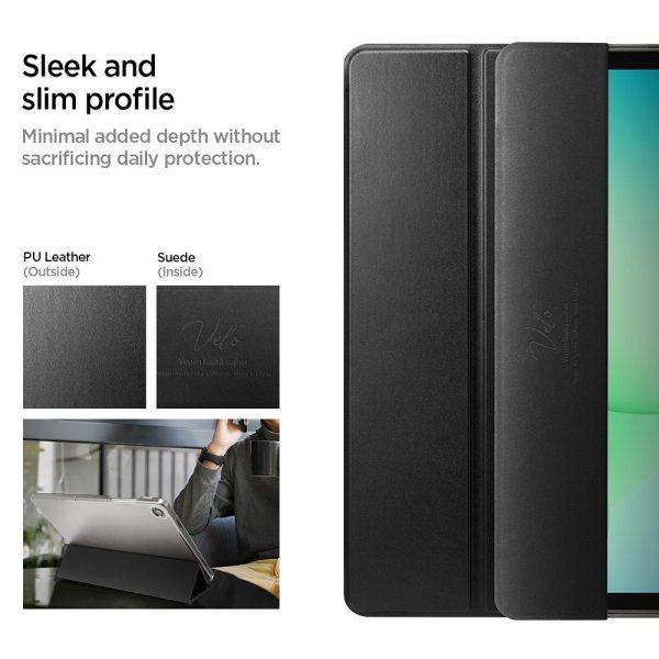 Samsung Galaxy Tab A9 Plus/Tab A11 Plus Fodral Smart Fold Svart