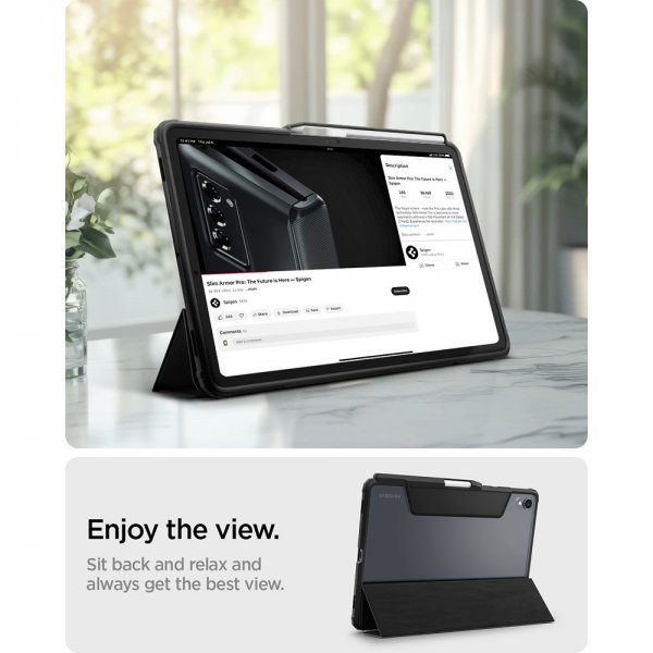 Samsung Galaxy Tab S11 Fodral Ultra Hybrid Pro Svart