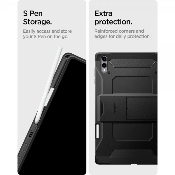 Samsung Galaxy Tab S11 Ultra Skal Tough Armor Pro Svart