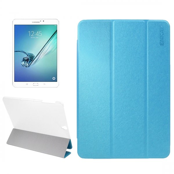 Samsung Galaxy Tab S3 9.7 Silk Textur Smart Fodral Blå (T820 T825)