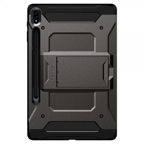 Samsung Galaxy Tab S7 Plus/Tab S8 Plus Skal Tough Armor Pro Gunmetal