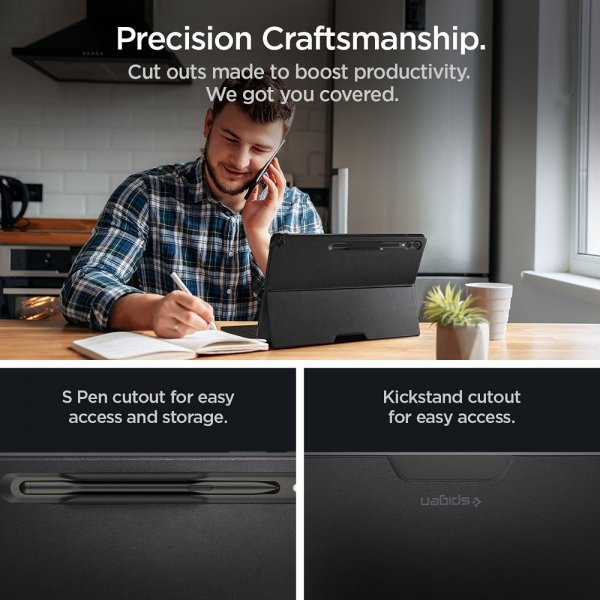 Samsung Galaxy Tab S8 Ultra/S9 Ultra/S10 Ultra Skal Thin Fit Pro Svart