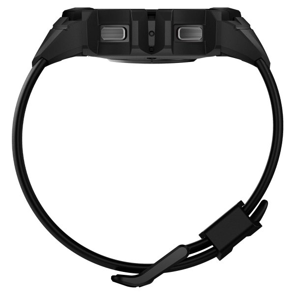 Samsung Galaxy Watch 4/5 40mm Skal och Armband Rugged Armor Pro Svart