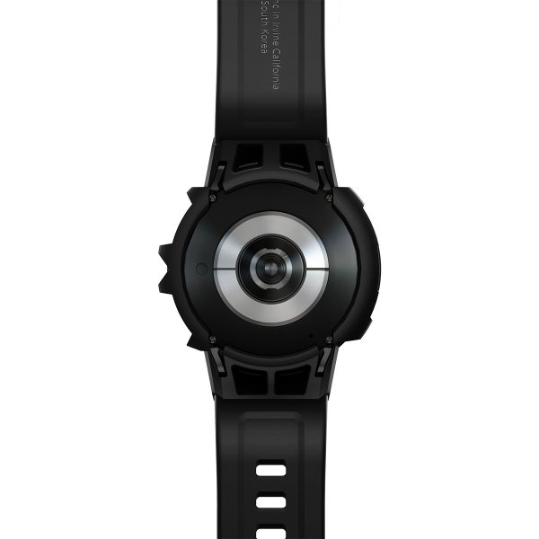 Samsung Galaxy Watch 4/5 44mm Skal och Armband Rugged Armor Pro Svart
