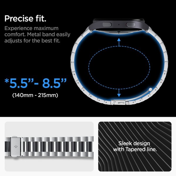 Samsung Galaxy Watch 7 40/44mm Armband Modern Fit 316L Silver