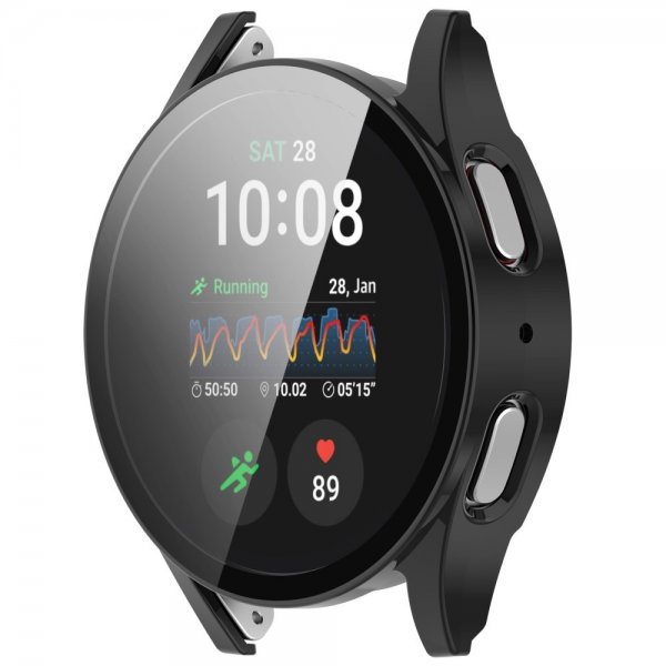 Samsung Galaxy Watch 7 40mm Skal med Inbyggt skärmskydd Svart