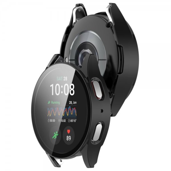 Samsung Galaxy Watch 7 40mm Skal med Inbyggt skärmskydd Svart