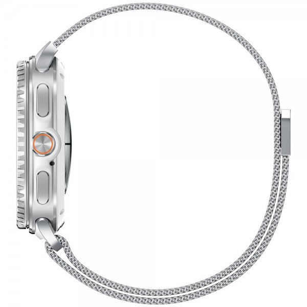 Samsung Galaxy Watch 8 40/44mm/Classic 46mm Armband Metal Fit Silver