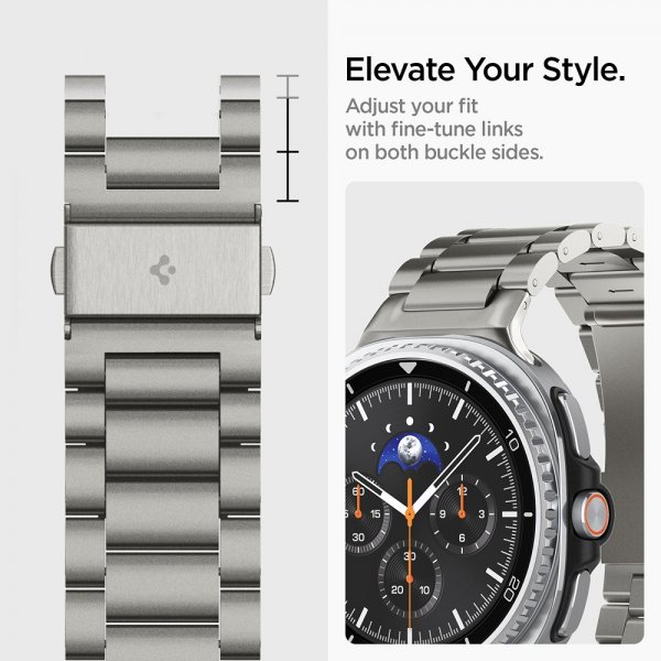 Samsung Galaxy Watch 8 40/44mm/Classic 46mm Armband Modern Fit Titanium Natural Titanium