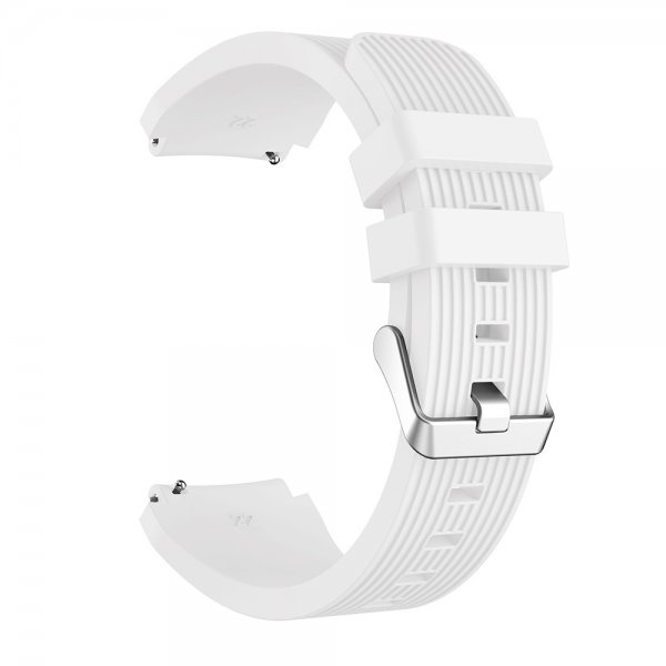 Samsung Galaxy Watch3 45mm Armband Pinstripe Vit