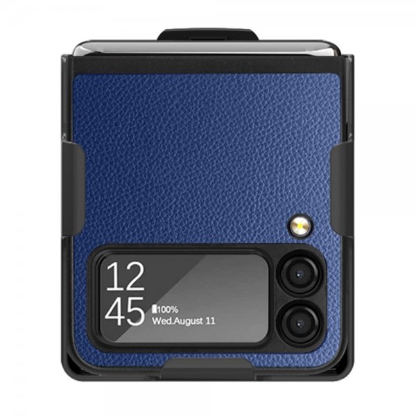 Samsung Galaxy Z Flip 3 Fodral med Bältesclip Blå