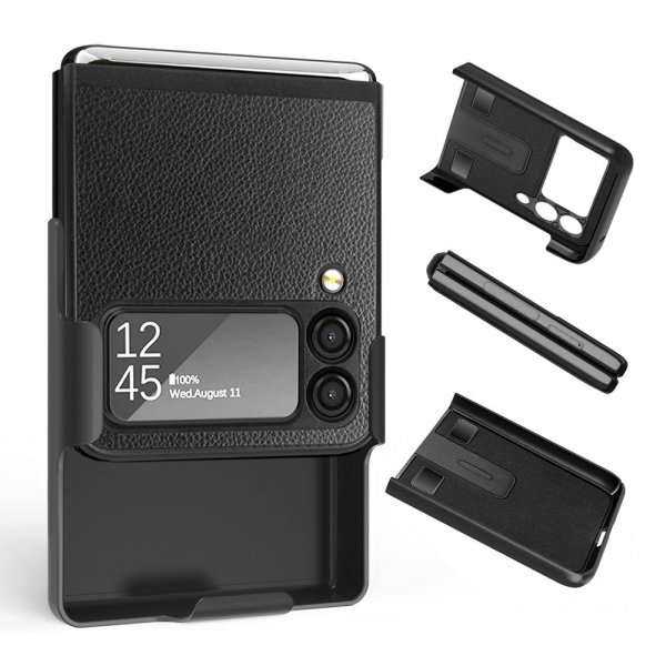 Samsung Galaxy Z Flip 3 Fodral med Bältesclip Grå